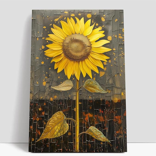 SNAZZIFYLO Sunflower Canvas Wall Art
